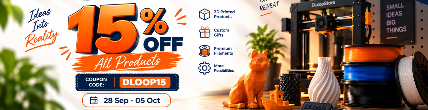 Custom 3D prints promotion